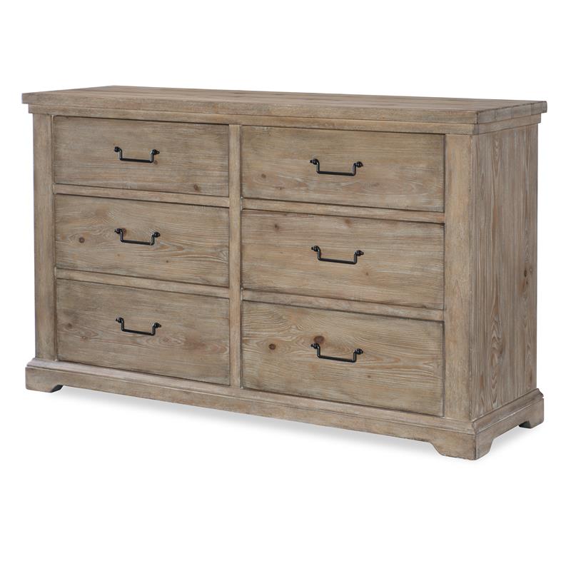 Legacy Classic Furniture Legacy Classic Farm House Seven Drawer Dresser Old Crate Brown Wood From Homesquare Daily Mail