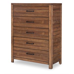 summer camp brown wood drawer chest