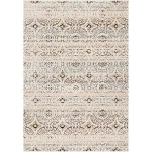 l'baiet meghan abstract beige/brown transitional aztec area rug