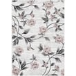 L'Baiet Luna Pink Floral Home Decor 5' x 7' Fabric Area Rug