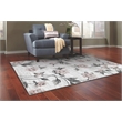 L'Baiet Luna Pink Floral Home Decor 8' x 10' Fabric Area Rug