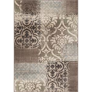 l'baiet chrissy contemporary brown distressed area rug