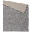 L'Baiet Yara Cozy Solid Gray Modern Plush Soft Shag 2' x 3' Fabric Scatter Rug