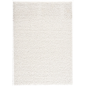 l'baiet jenny white cozy modern plush soft shag area rug