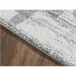 L'Baiet Amy Gray Modern Floral Accent 2' x 3' Fabric Area Rug