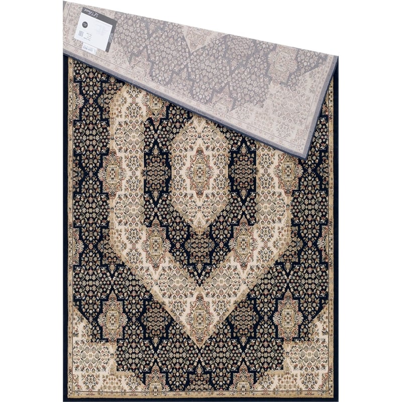 L'Baiet Stella Blue Oriental 5' x 7' Fabric Area Rug