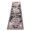 L'Baiet Cameron Beige Distressed Washable 2 ft. x 6 ft. Fabric Runner Rug