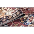 L'Baiet Monica Red Distressed Washable 5 ft. x 7 ft. Fabric Area Rug