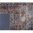 L'Baiet Irene Multi-Color Distressed Washable 2 ft. x 3 ft. Fabric Scatter Rug