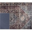 L'Baiet Irene Multi-Color Distressed Washable 5 ft. x 7 ft. Fabric Area Rug