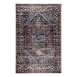 L'Baiet Irene Multi-Color Distressed Washable 5 ft. x 7 ft. Fabric Area Rug
