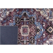 L'Baiet Tess Multi-Color Traditional Washable 4 ft. x 6 ft. Fabric Area Rug