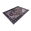 L'Baiet Tess Multi-Color Traditional Washable 5 ft. x 7 ft. Fabric Area Rug