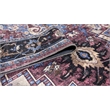 L'Baiet Tess Multi-Color Traditional Washable 5 ft. x 7 ft. Fabric Area Rug