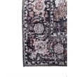 L'Baiet Scarlett Gray Distressed Washable 5 ft. x 7 ft. Fabric Area Rug