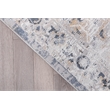 L'Baiet Sophia Gray Oriental 4 ft. x 6 ft. Fabric Area Rug
