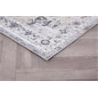 L'Baiet Sophia Gray Oriental 5 ft. x 7 ft. Fabric Area Rug