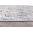 L'Baiet Sophia Gray Oriental 5 ft. x 7 ft. Fabric Area Rug