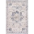 L'Baiet Sophia Gray Oriental 5 ft. x 7 ft. Fabric Area Rug