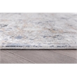 L'Baiet Sophia Gray Oriental 8 ft. x 10 ft. Fabric Area Rug