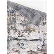 L'Baiet Elena Blue Distressed 2 ft. x 6 ft.  Fabric Runner Rug
