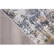 L'Baiet Elena Blue Distressed 2 ft. x 6 ft.  Fabric Runner Rug