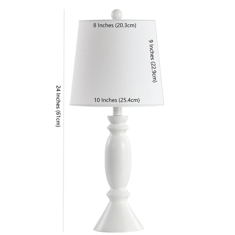 Maddie Home Isla Classic Table Lamp in White