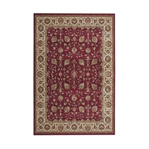 maddie home amelia 5x8 area rug in red