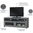 Maddie Home Walker Modern Wood TV Media Stand for TVs up to 60
