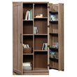 Maddie Home Traditional Engineered Wood 3-Shelf Storage Cabinet in Salt Oak