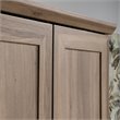 Maddie Home Traditional Engineered Wood 3-Shelf Storage Cabinet in Salt Oak