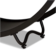 Maddie Home Console Table in Antique Black and Brown