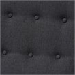 Maddie Home Tufted Rocker in Dark Gray