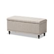 Maddie Home Storage Bench in Beige