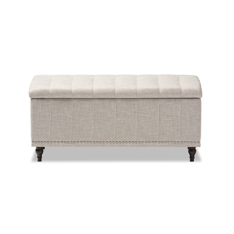 Maddie Home Storage Bench in Beige