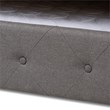 Maddie Home Modern Fabric Tufted Full Daybed with Trundle in Gray