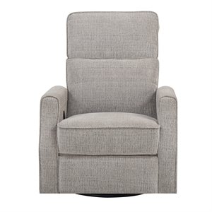 wallace & bay reeves fabric uphosltered swivel gliding recliner