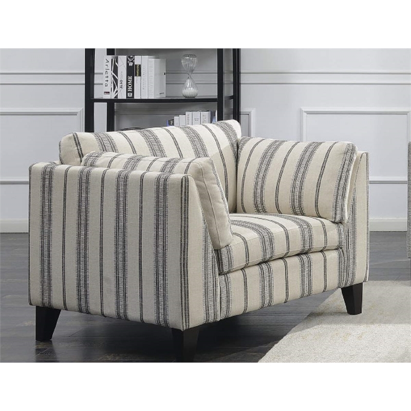 Wallace & Bay Doyle Accent Chair in Gray