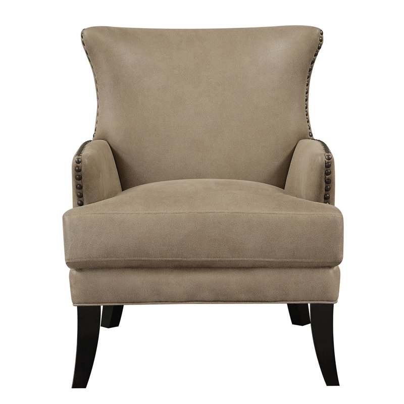 suede occasional chair