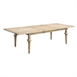 Wallace & Bay Ludin Rectangular Rustic Dining Table with a Butterfly Leaf in Tan
