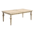 Wallace & Bay Ludin Rectangular Rustic Dining Table with a Butterfly Leaf in Tan