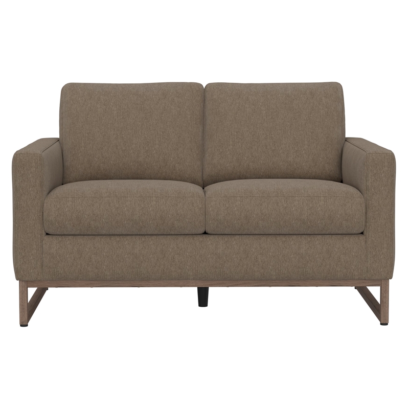 Wallace & Bay Brown Chenille Loveseat