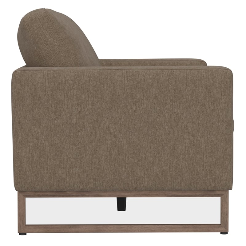 Wallace & Bay Brown Chenille Loveseat
