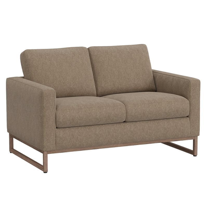 Wallace & Bay Brown Chenille Loveseat