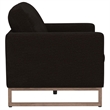Wallace & Bay Chenille Loveseat in Brown