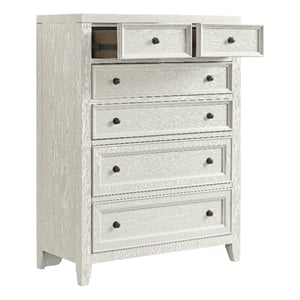 Wallace & Bay 6-Drawer Chest in Whitewash