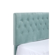 Blue Velvet Tufted Cal King Upholstered Bed