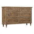 Wallace & Bay Brown Rustic 6-Drawer Dresser