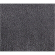 Gray Chenille Transitional Ottoman