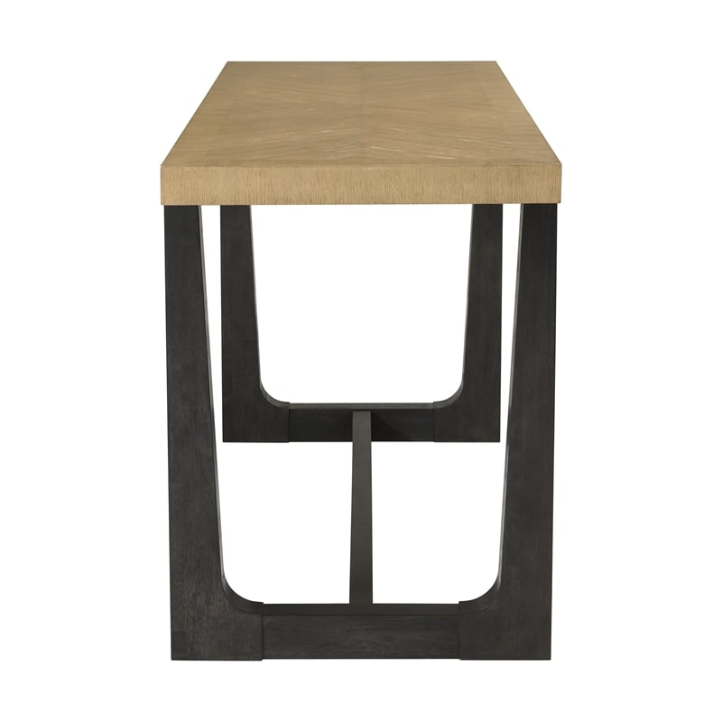Brown Mid-Century Bar Height Dining Table